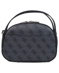 Tracolla Guess Donna Coleen 4 G Logo Leather Coal Black