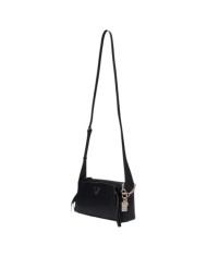 Tracolla Donna Guess Devon Mini Leather Black
