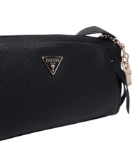 Tracolla Donna Guess Devon Mini Leather Black