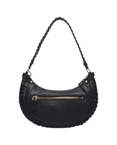 Borsetta Donna Guess Hobo Petra Leather Black