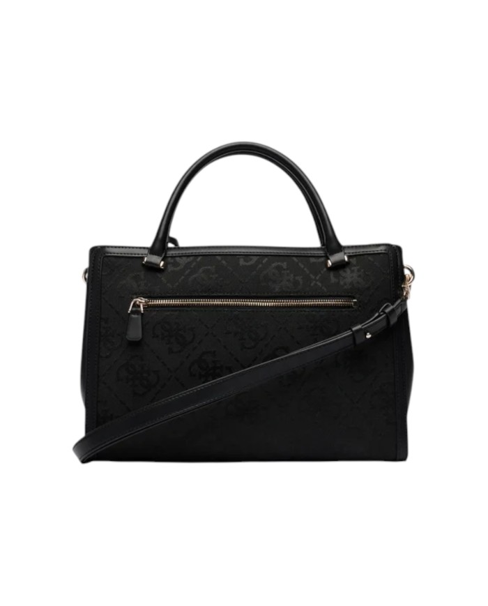 Shopper Donna Guess Audrey Con Tracolla 4 G Logo Leather Black