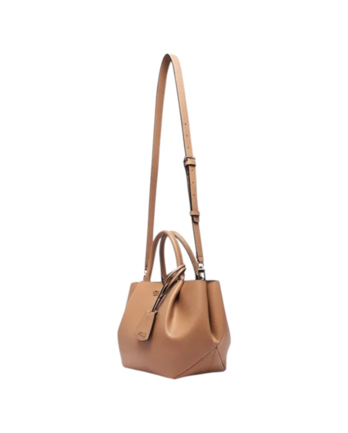 Shopper Donna Guess Amorette Con Tracolla Leather Beige