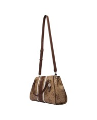 Borsa A Mano Donna Guess Noelle Con Tracolla Leather Latte Beige