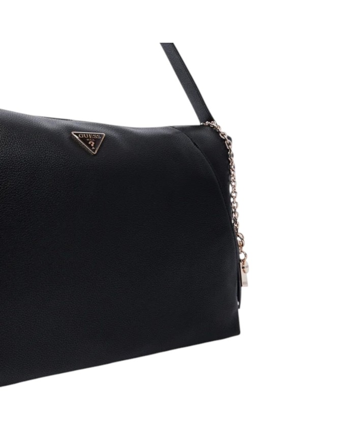 Shopper Donna Guess Devon Con Tracolla Leather Black