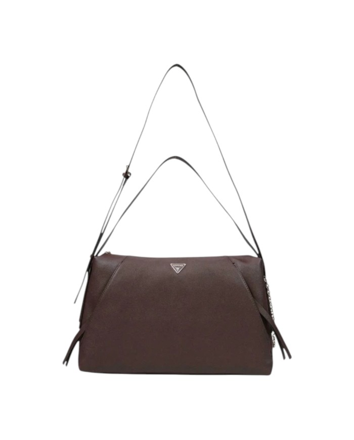 Shopper Donna Guess Devon Con Tracolla Leather Brown