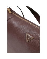 Shopper Donna Guess Devon Con Tracolla Leather Brown