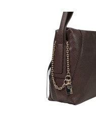 Shopper Donna Guess Devon Con Tracolla Leather Brown