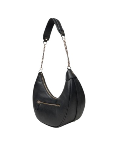 Shoulder Bag Donna Guess Fedora Hobo Triangle Logo Leather Black