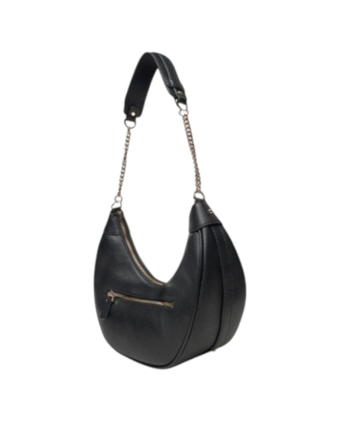 Shoulder Bag Donna Guess Fedora Hobo Triangle Logo Leather Black