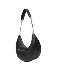 Shoulder Bag Donna Guess Fedora Hobo Triangle Logo Leather Black