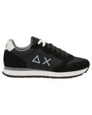 Scarpe Uomo Sun 68 Tom Solid Nylon Suede Nero