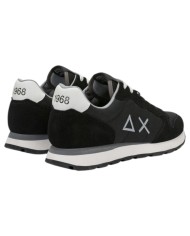 Scarpe Uomo Sun 68 Tom Solid Nylon Suede Nero