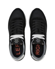Scarpe Uomo Sun 68 Tom Solid Nylon Suede Nero