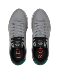 Scarpe Uomo Sun 68 Tom Solid Nylon Suede Grigio Medio