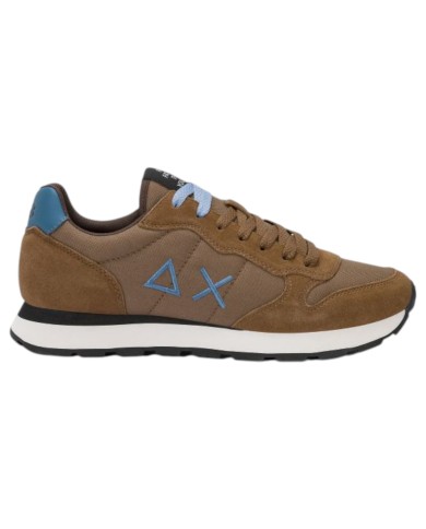 Scarpe Uomo Sun 68 Tom Solid Nylon Suede Volpe Brown