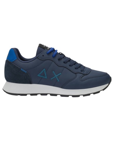 Scarpe Uomo Sun 68 Tom Classic Leather Navy Blue