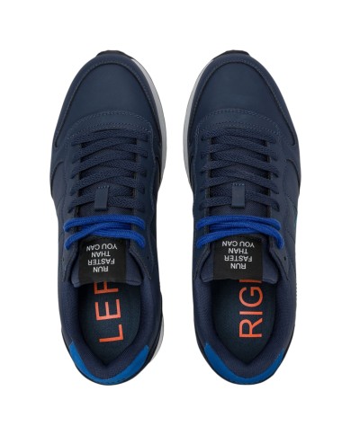 Scarpe Uomo Sun 68 Tom Classic Leather Navy Blue