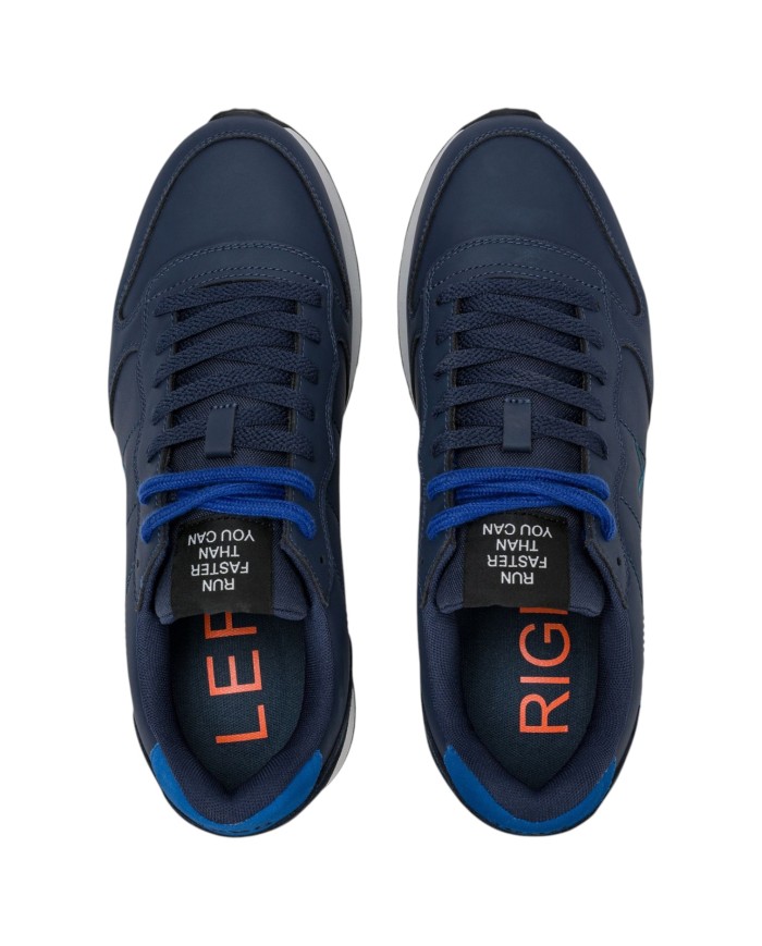 Scarpe Uomo Sun 68 Tom Classic Leather Navy Blue