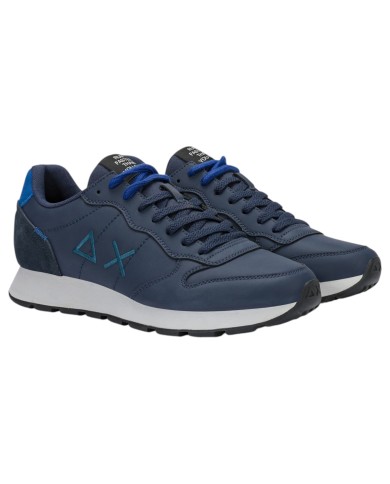 Scarpe Uomo Sun 68 Tom Classic Leather Navy Blue