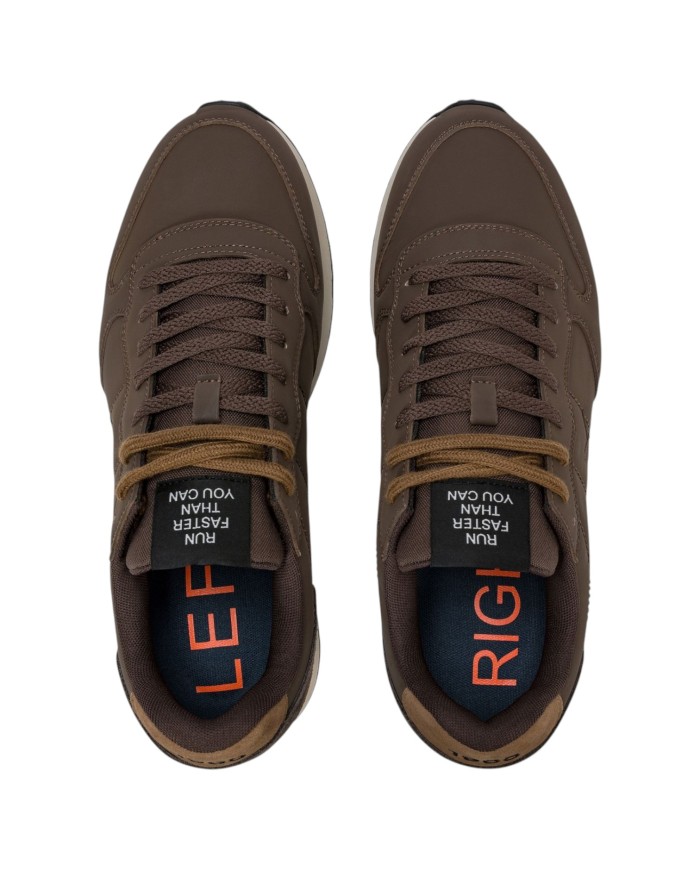 Scarpe Uomo Sun 68 Tom Classic Leather Marrone
