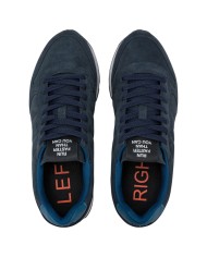 Scarpe Uomo Sun 68 Tom Suede Mesh Suede Navy Blue