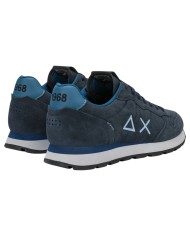 Scarpe Uomo Sun 68 Tom Suede Mesh Suede Navy Blue