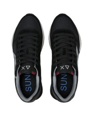 Scarpe Uomo Sun 68 Jaki 2.0 Solid Mesh Suede Leather Nero