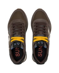 Scarpe Uomo Sun 68 Jaki 2.0 Bicolor Mesh Suede Leather Marrone