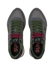 Scarpe Uomo Sun 68 Jaki 2.0 Bicolor Mesh Suede Leather Grigio Scuro