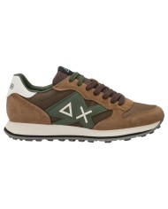 Scarpe Uomo Sun 68 Jaki 2.0 Bicolor Mesh Suede Leather Volpe Brown