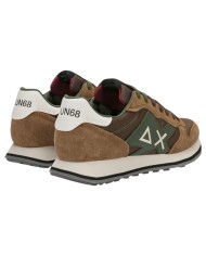 Scarpe Uomo Sun 68 Jaki 2.0 Bicolor Mesh Suede Leather Volpe Brown