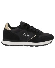 Scarpe Donna Sun 68 Ally Silver Gold Mesh Suede Nero