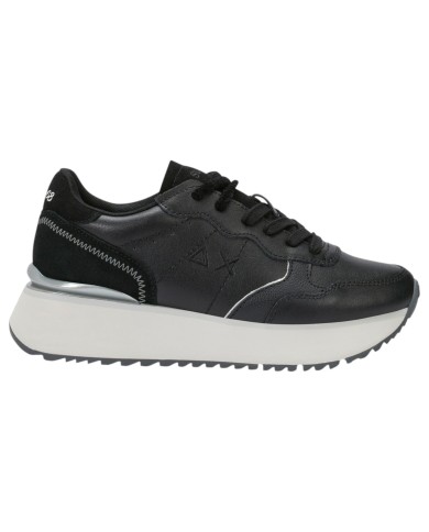 Scarpe Donna Sun 68 Big Ally Leather Suede Nero