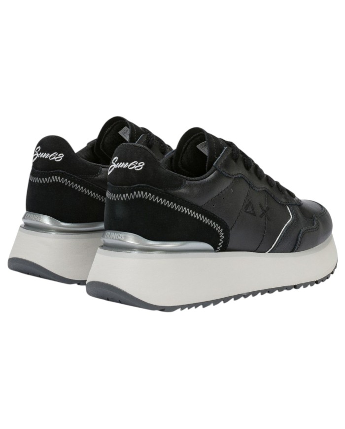 Scarpe Donna Sun 68 Big Ally Leather Suede Nero