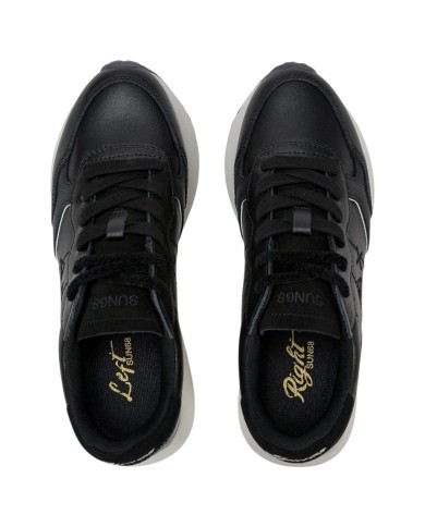 Scarpe Donna Sun 68 Big Ally Leather Suede Nero