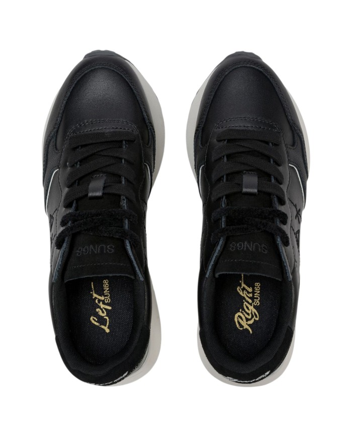 Scarpe Donna Sun 68 Big Ally Leather Suede Nero