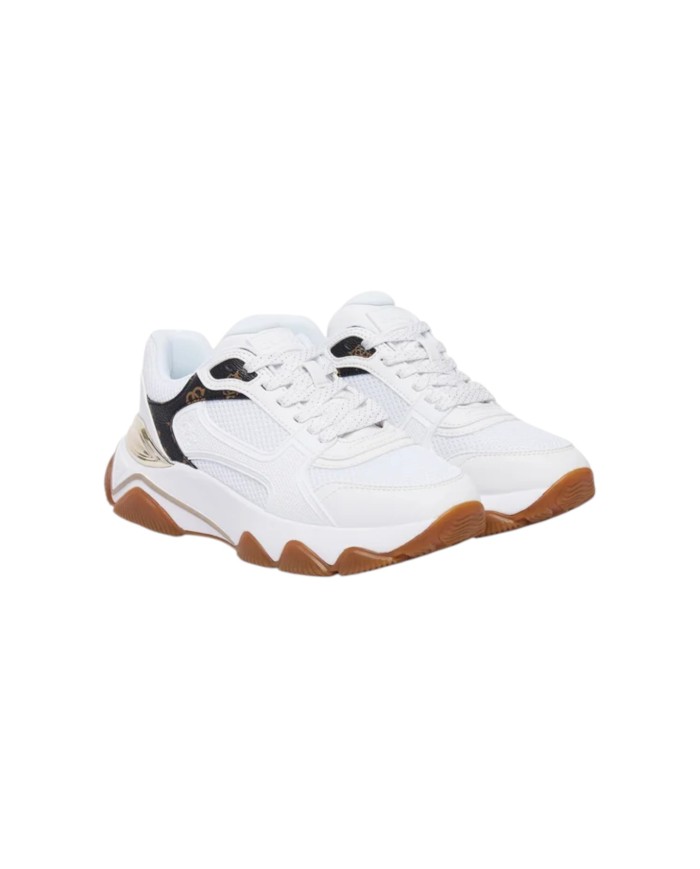 Scarpe Donna Guess Mazzy Mesh Leather White Brown
