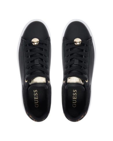Sneakers Donna Guess Fireup 4 G Logo Peony Leather Black