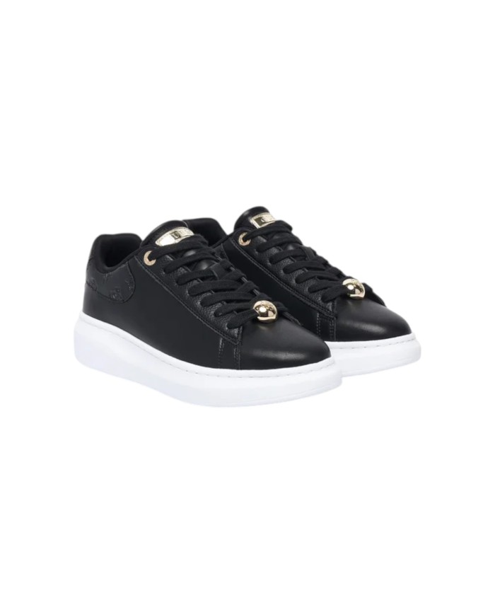 Sneakers Donna Guess Fireup 4 G Logo Peony Leather Black