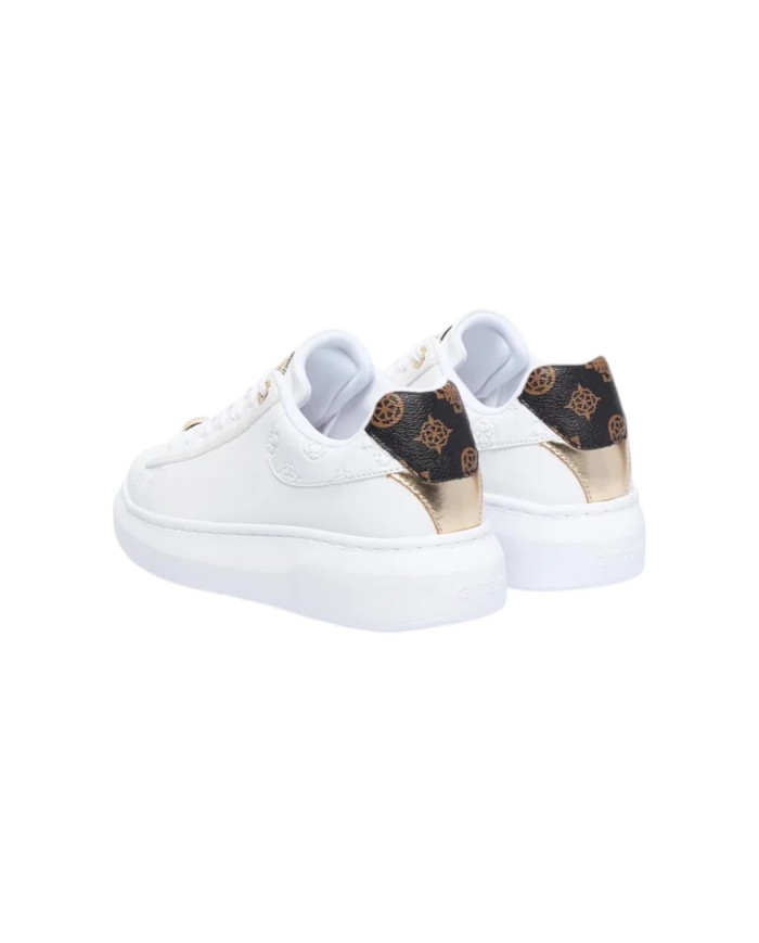 Sneakers Donna Guess Fireup 4 G Logo Peony Leather White