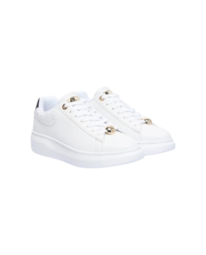 Sneakers Donna Guess Fireup 4 G Logo Peony Leather White