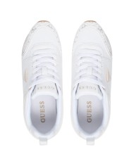 Sneakers Donna Guess Evory 4 G Logo Leather White Grey