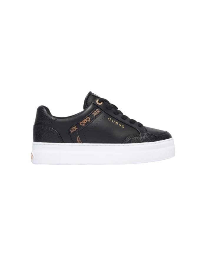 Sneakers Donna Guess Gilax 4 G Logo Peony Leather Black