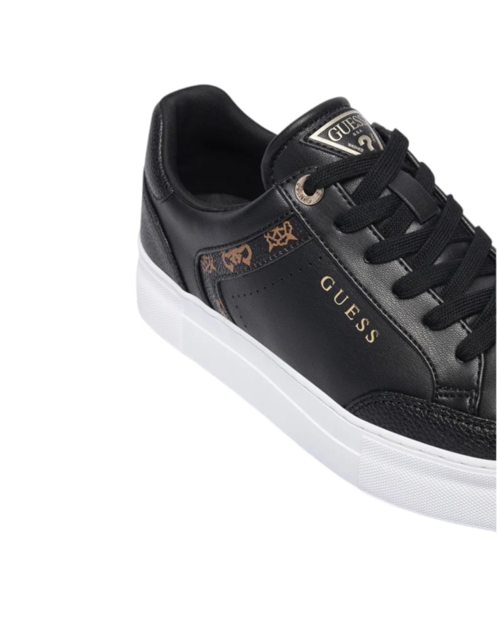 Sneakers Donna Guess Gilax 4 G Logo Peony Leather Black