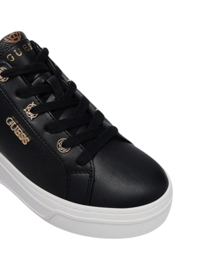 Sneakers Donna Guess Roazy Con Zeppa Leather Black