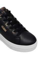 Sneakers Donna Guess Roazy Con Zeppa Leather Black