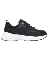 Sneakers Donna Guess Indye 4 G Logo Mesh Leather Black