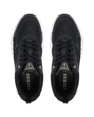 Sneakers Donna Guess Indye 4 G Logo Mesh Leather Black