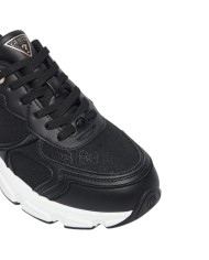 Sneakers Donna Guess Indye 4 G Logo Mesh Leather Black