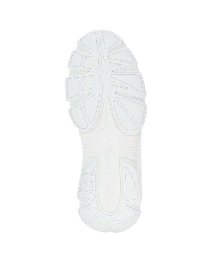Sneakers Donna Guess Indye 4 G Logo Mesh Leather White
